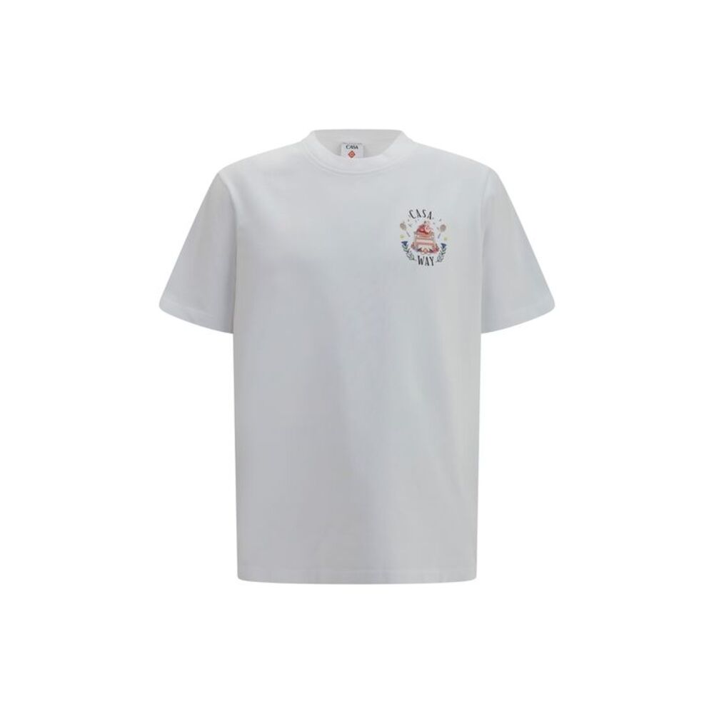 Casablanca Men Cotton Logo-Print T-Shirt